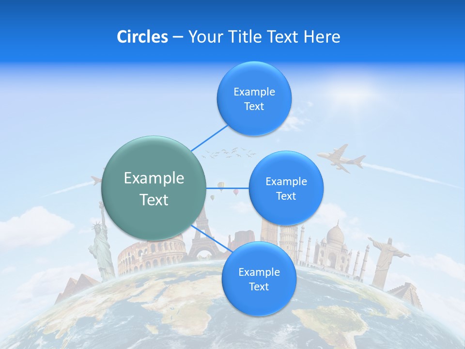 International Monument Mahal PowerPoint Template
