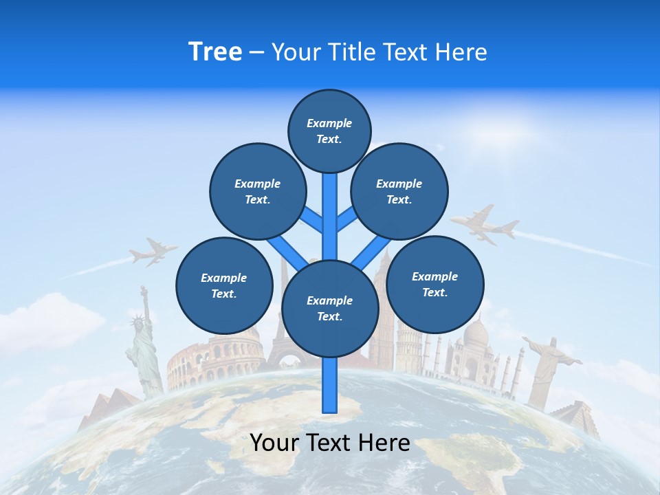 International Monument Mahal PowerPoint Template