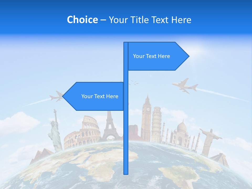 International Monument Mahal PowerPoint Template