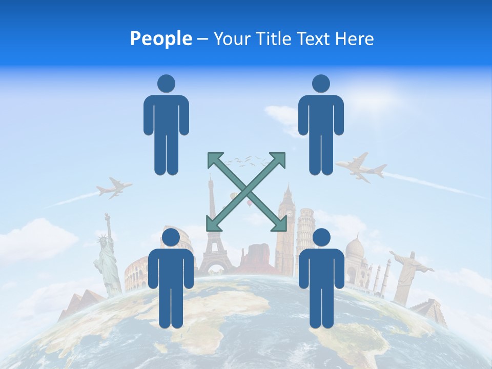 International Monument Mahal PowerPoint Template