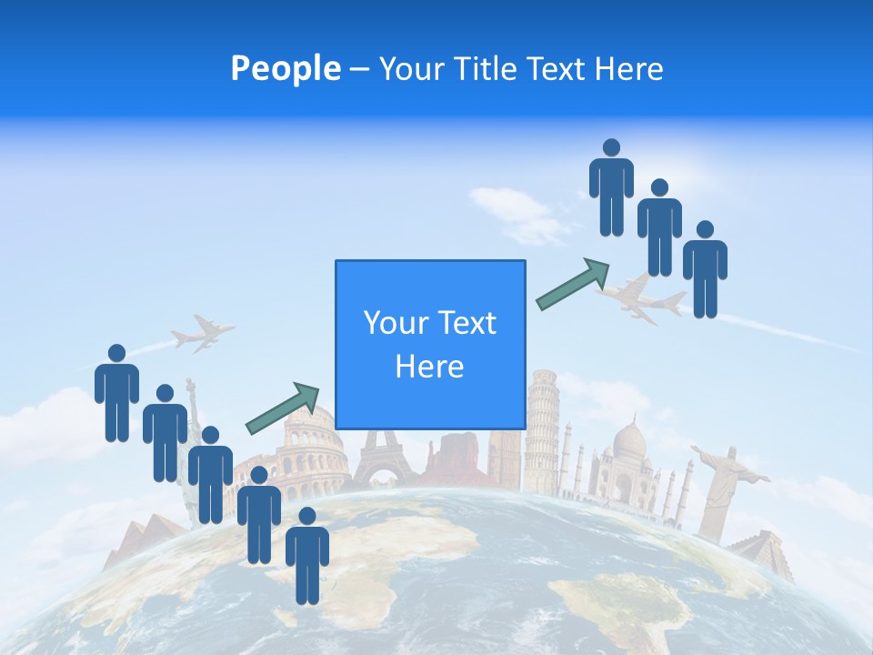 International Monument Mahal PowerPoint Template