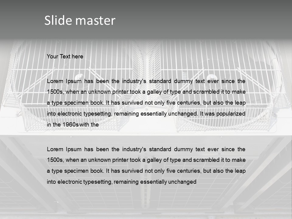 Construction Roof Systems PowerPoint Template