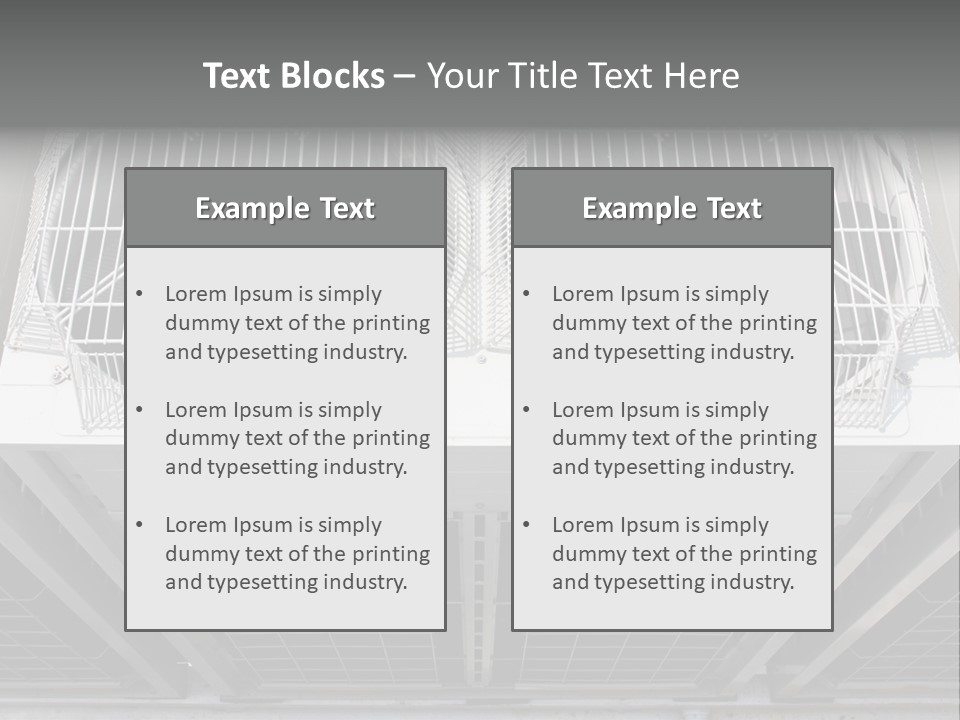Construction Roof Systems PowerPoint Template