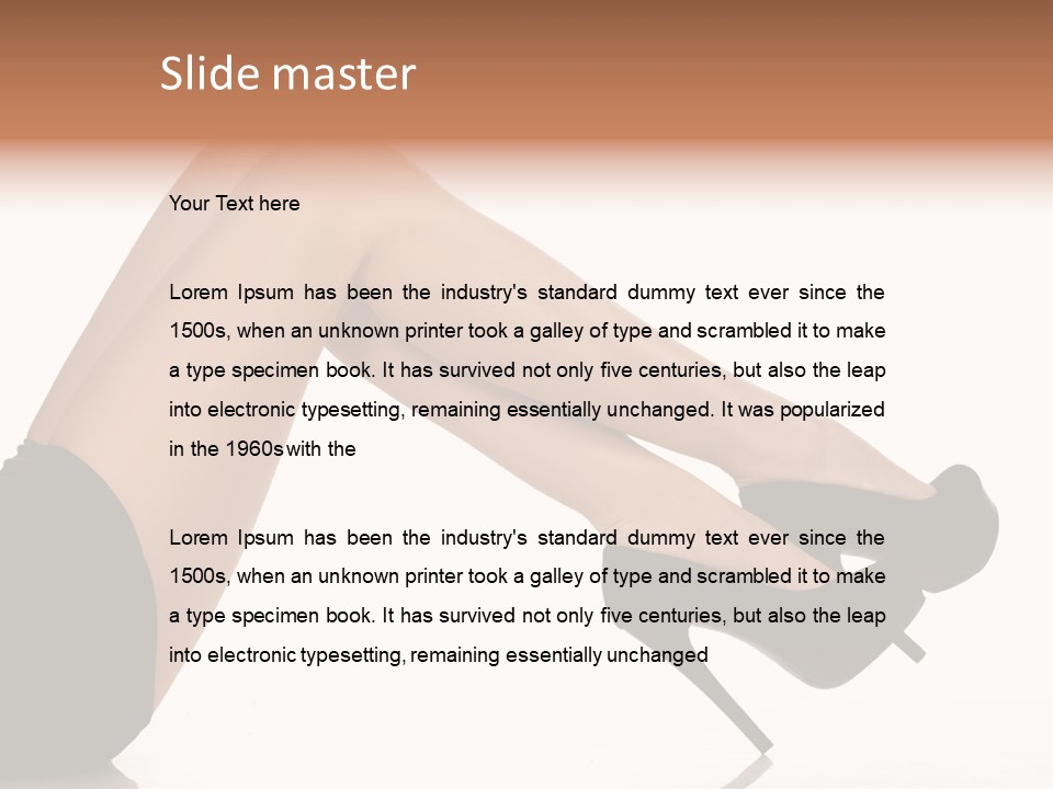 Glamour Isolated Style PowerPoint Template