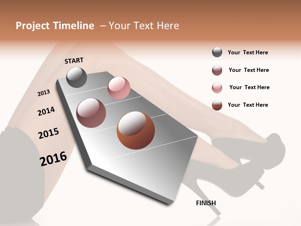 Glamour Isolated Style PowerPoint Template
