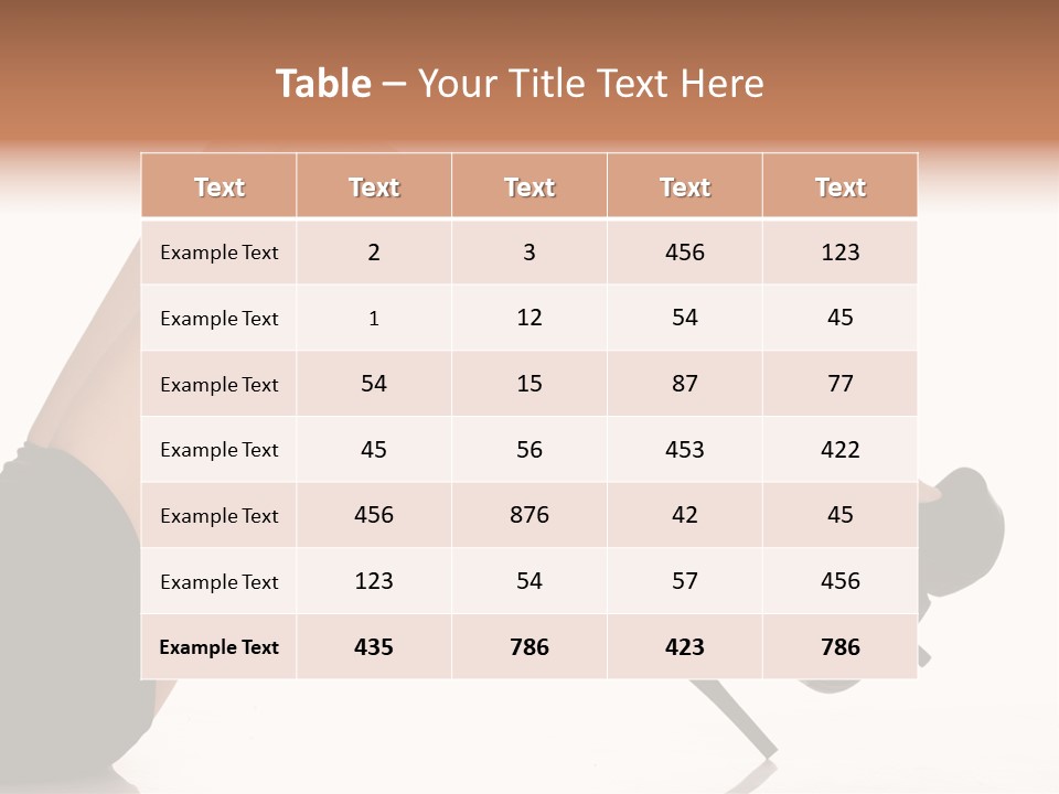 Glamour Isolated Style PowerPoint Template