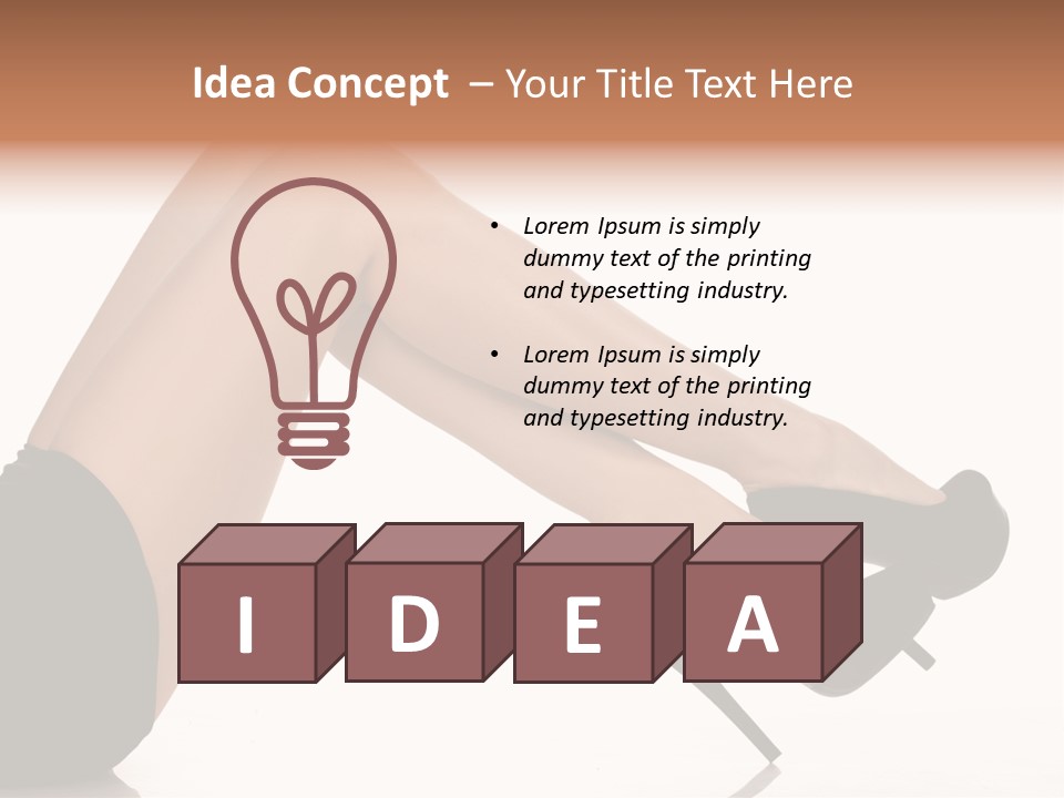 Glamour Isolated Style PowerPoint Template