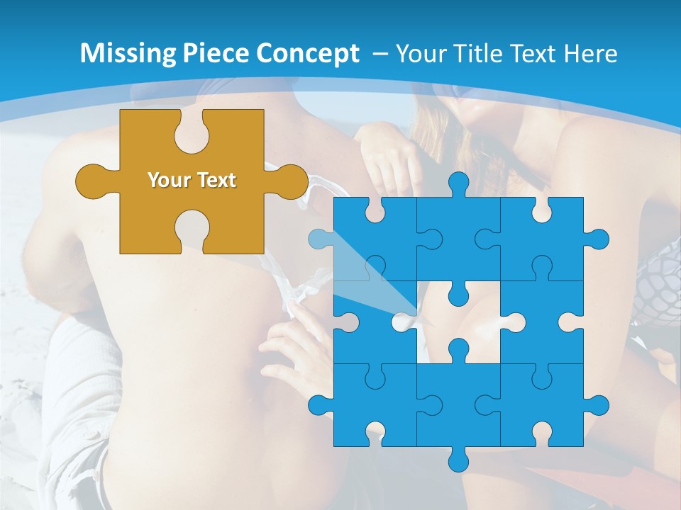 Laugh Sunscreen Cream PowerPoint Template