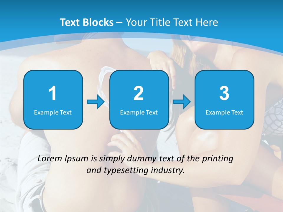 Laugh Sunscreen Cream PowerPoint Template