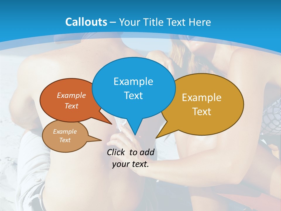 Laugh Sunscreen Cream PowerPoint Template