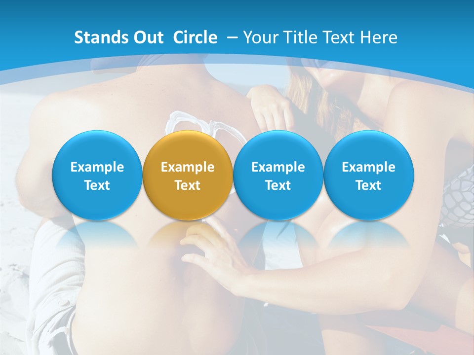 Laugh Sunscreen Cream PowerPoint Template