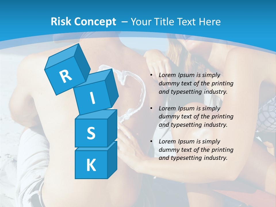 Laugh Sunscreen Cream PowerPoint Template