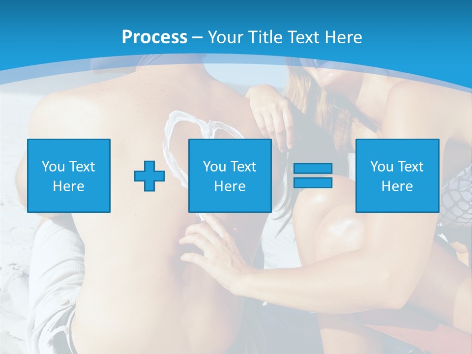 Laugh Sunscreen Cream PowerPoint Template
