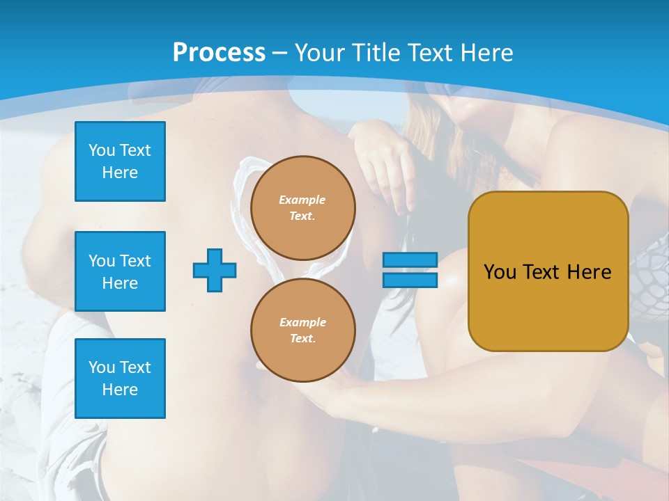 Laugh Sunscreen Cream PowerPoint Template