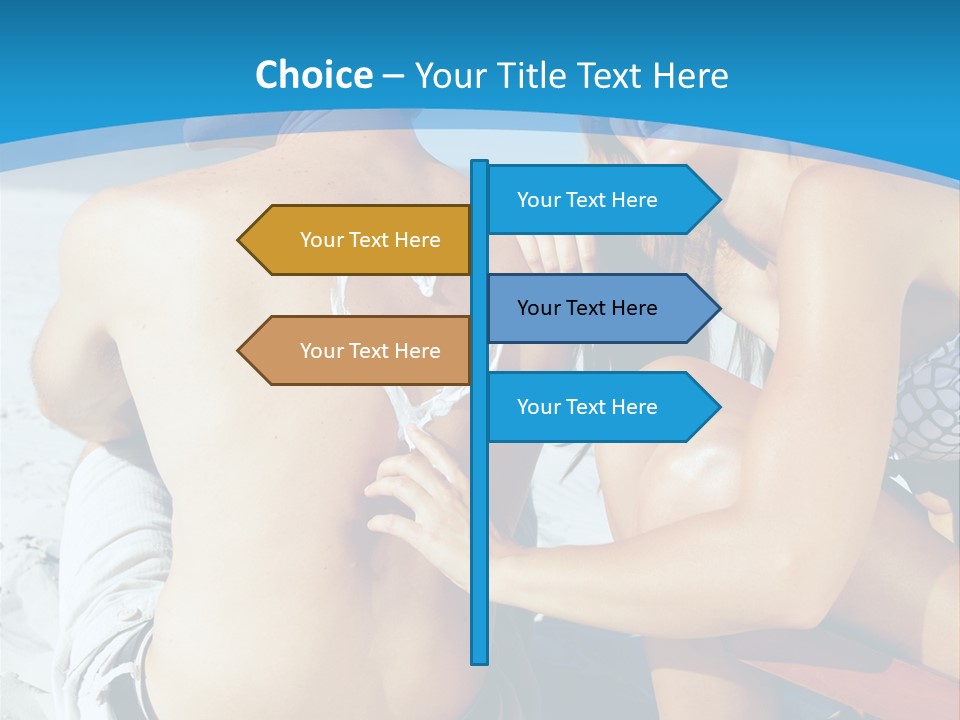 Laugh Sunscreen Cream PowerPoint Template