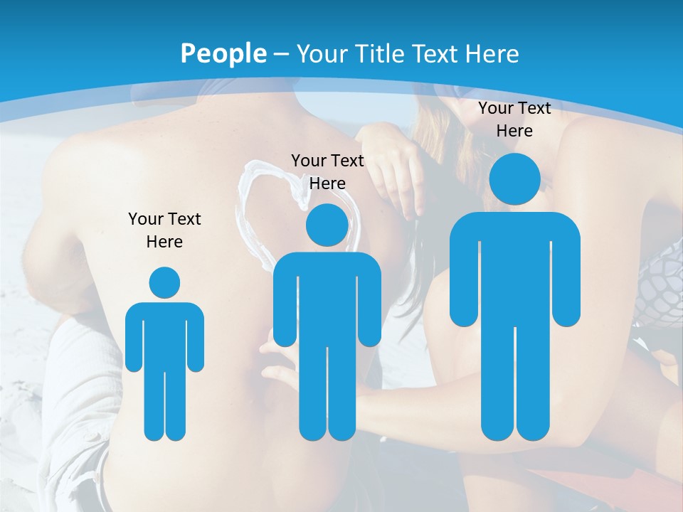 Laugh Sunscreen Cream PowerPoint Template