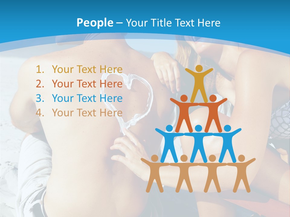 Laugh Sunscreen Cream PowerPoint Template