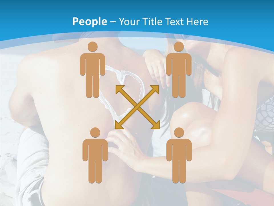 Laugh Sunscreen Cream PowerPoint Template