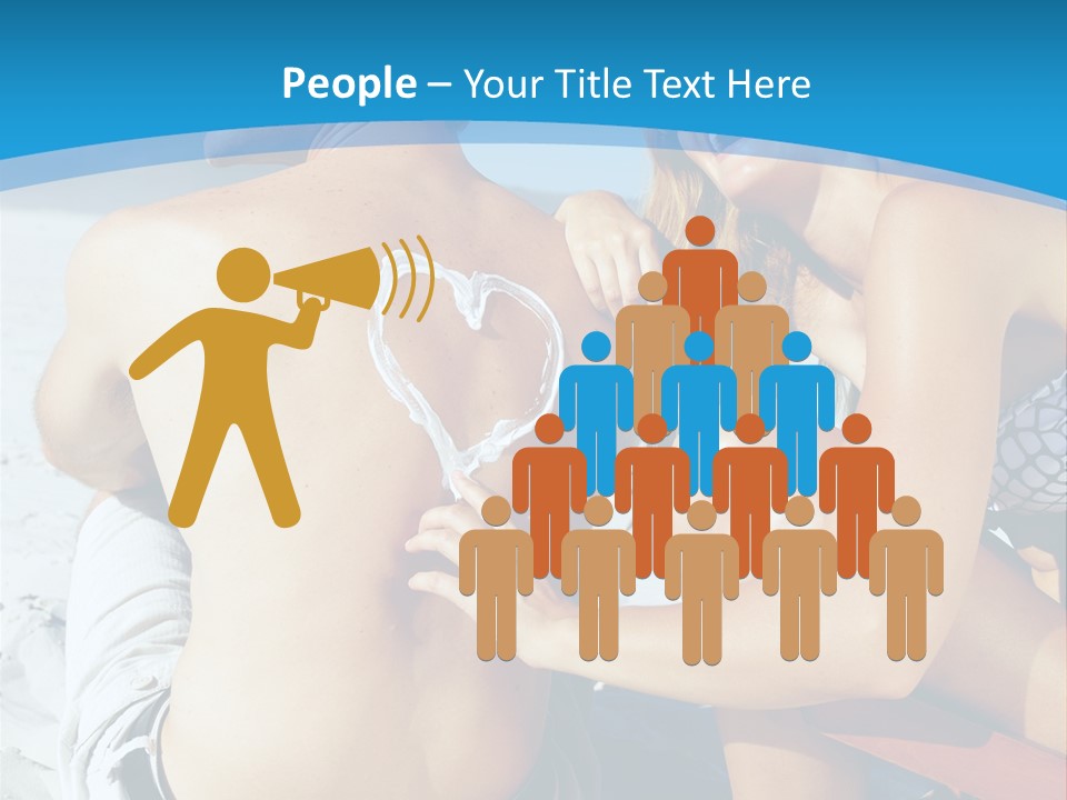 Laugh Sunscreen Cream PowerPoint Template