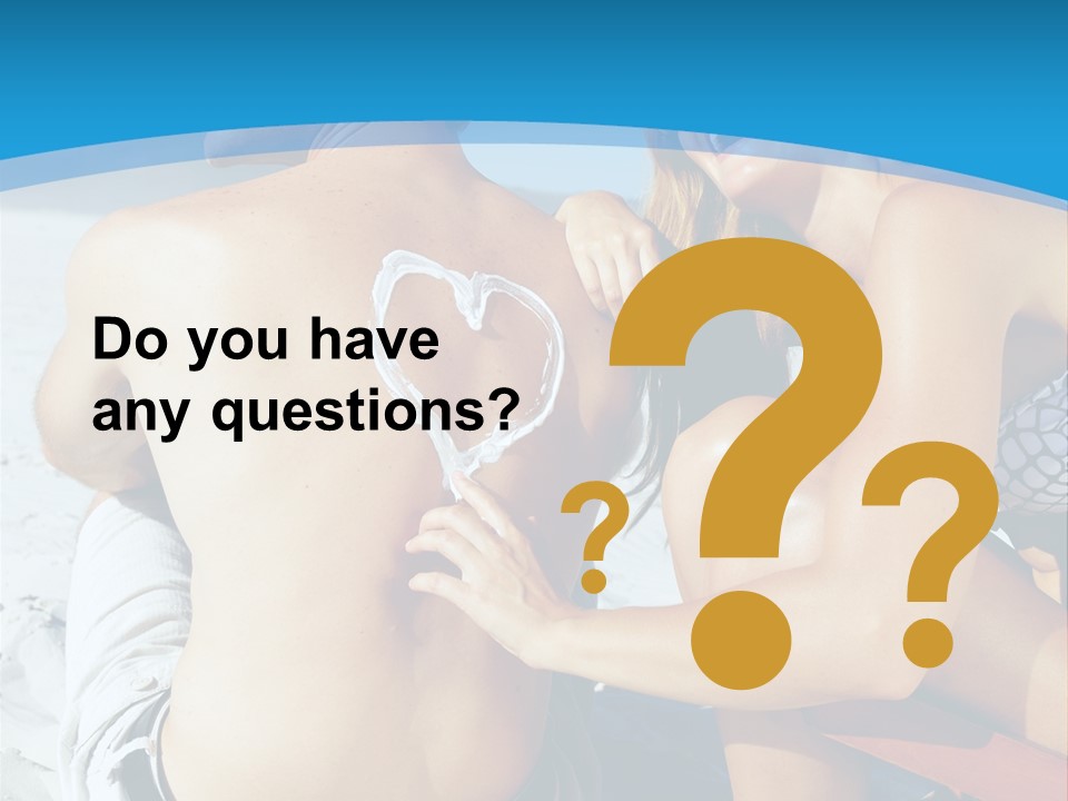 Laugh Sunscreen Cream PowerPoint Template