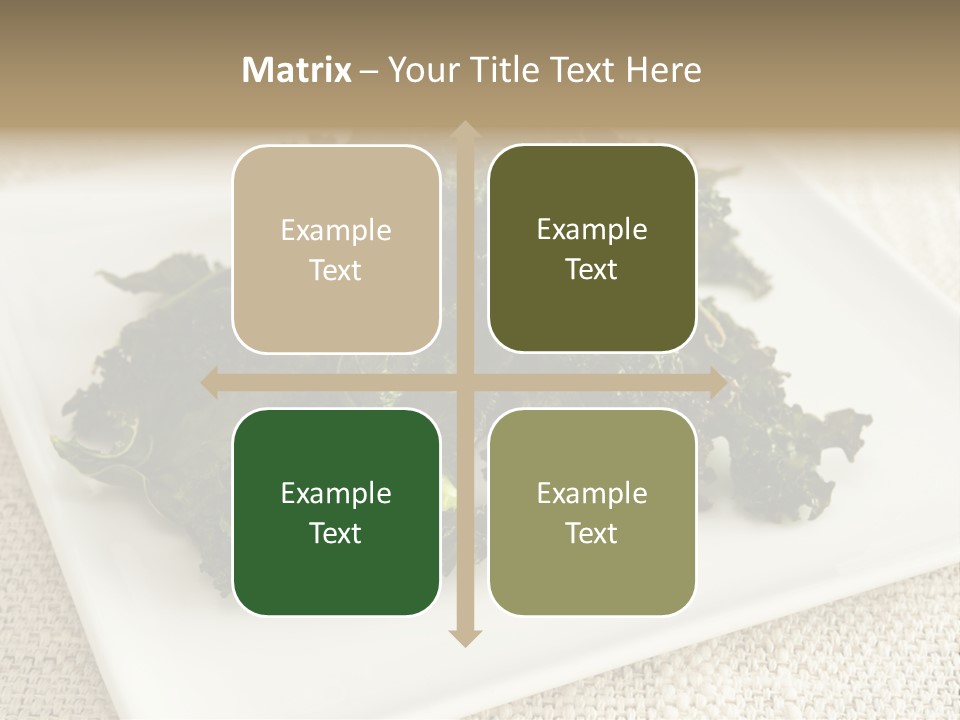 Chips Green Salt PowerPoint Template