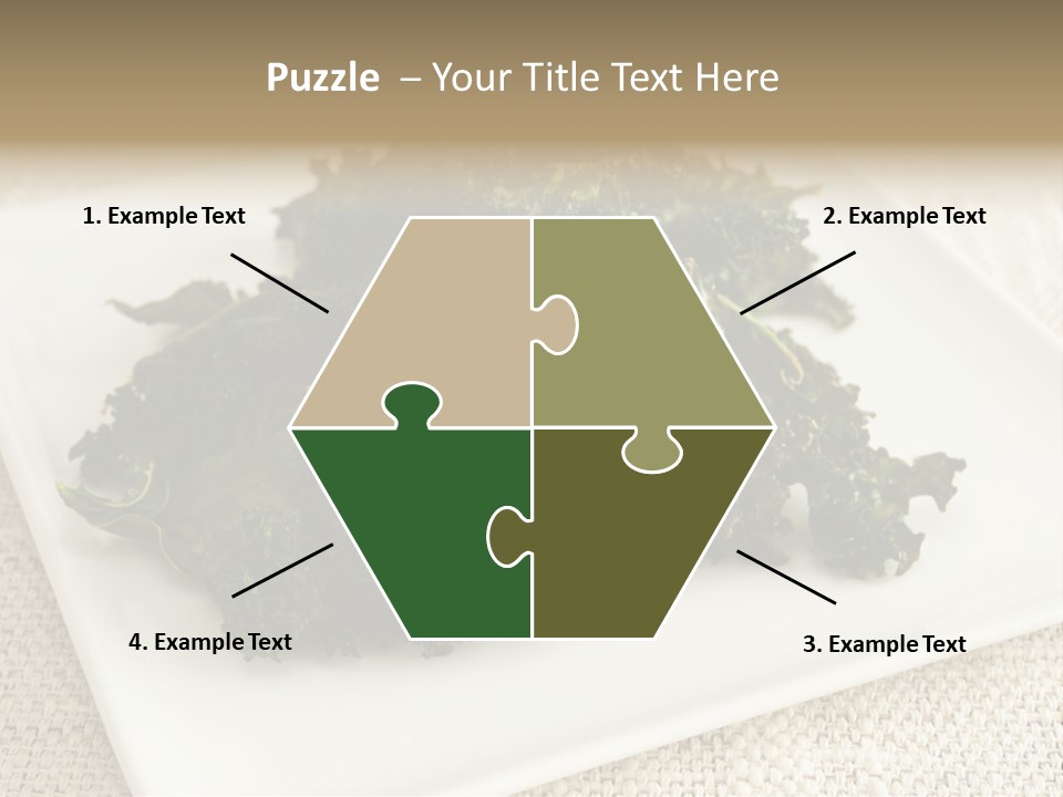 Chips Green Salt PowerPoint Template
