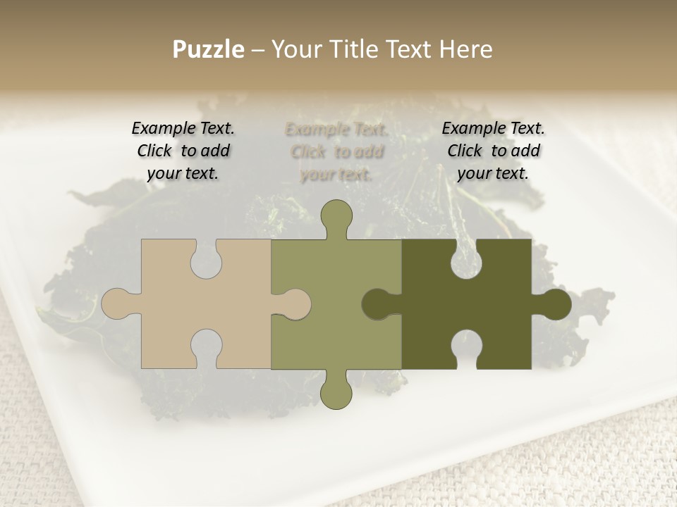 Chips Green Salt PowerPoint Template