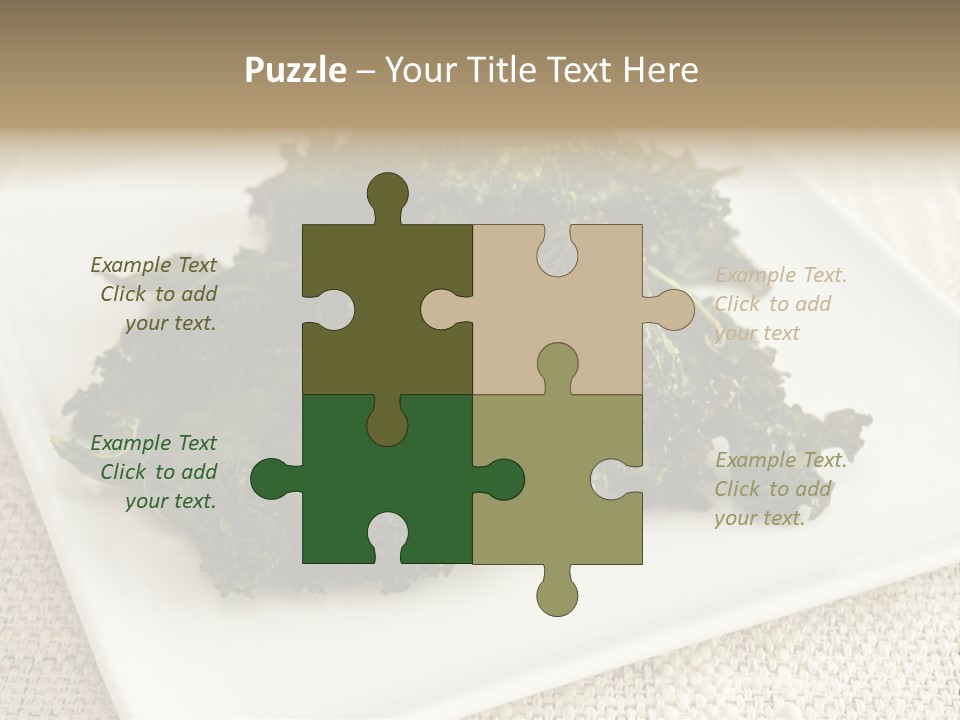 Chips Green Salt PowerPoint Template