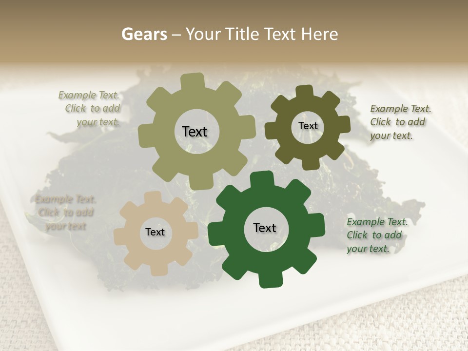 Chips Green Salt PowerPoint Template