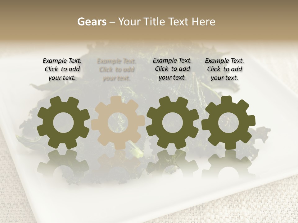 Chips Green Salt PowerPoint Template