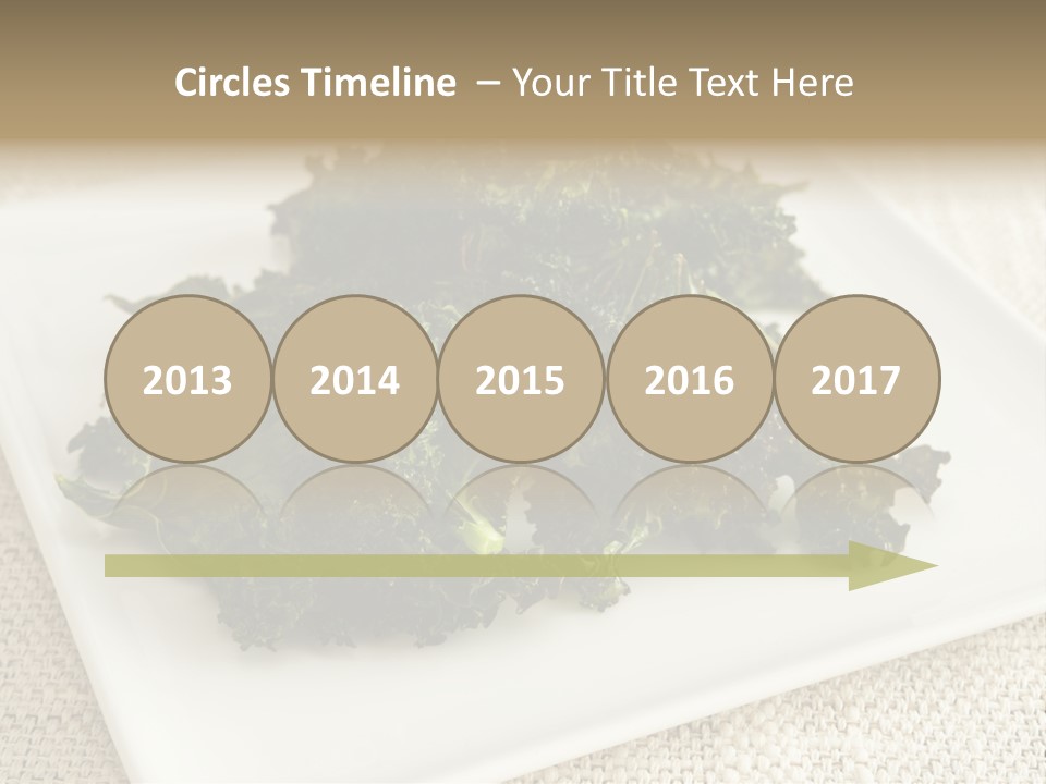 Chips Green Salt PowerPoint Template