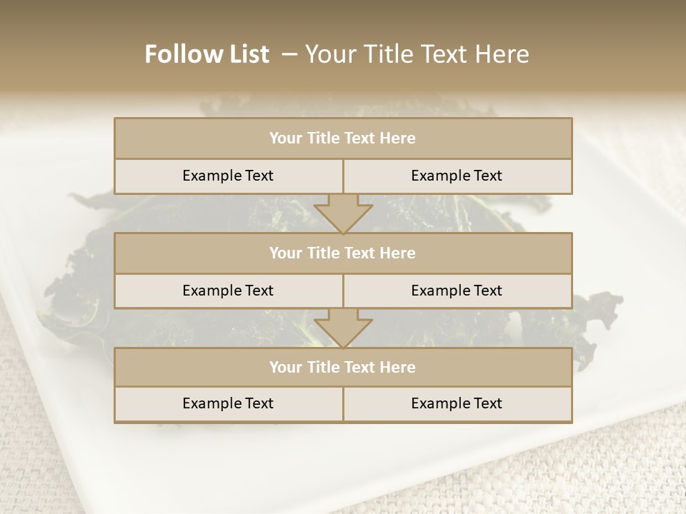 Chips Green Salt PowerPoint Template