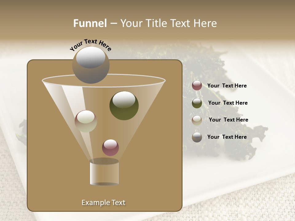 Chips Green Salt PowerPoint Template