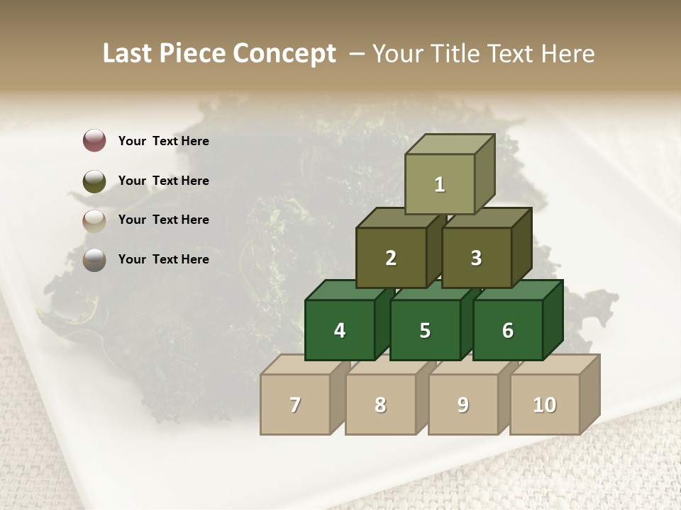 Chips Green Salt PowerPoint Template