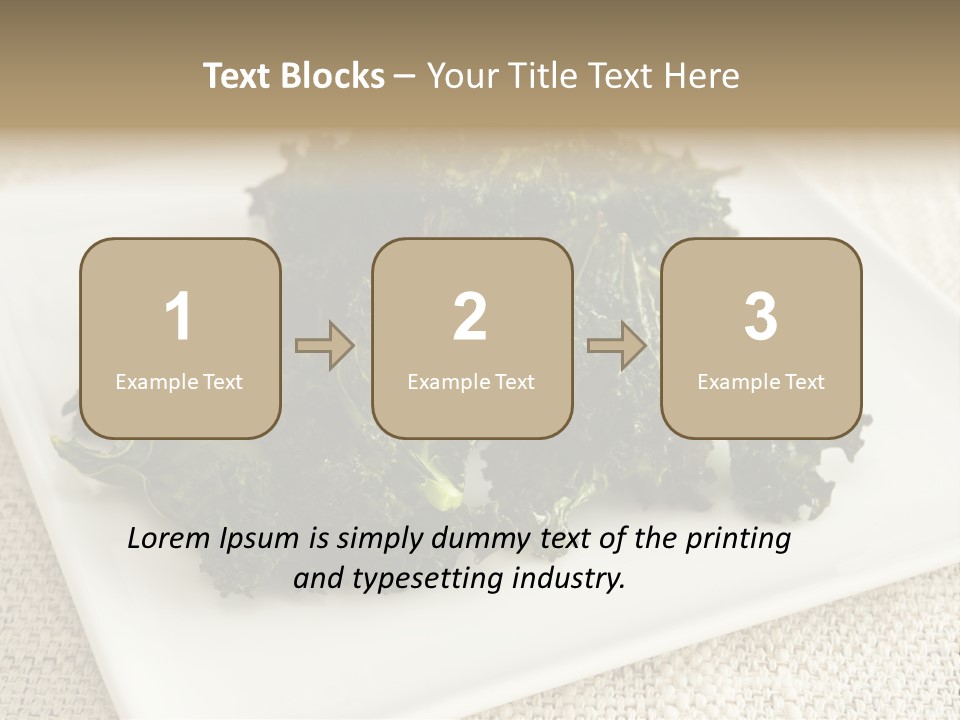 Chips Green Salt PowerPoint Template