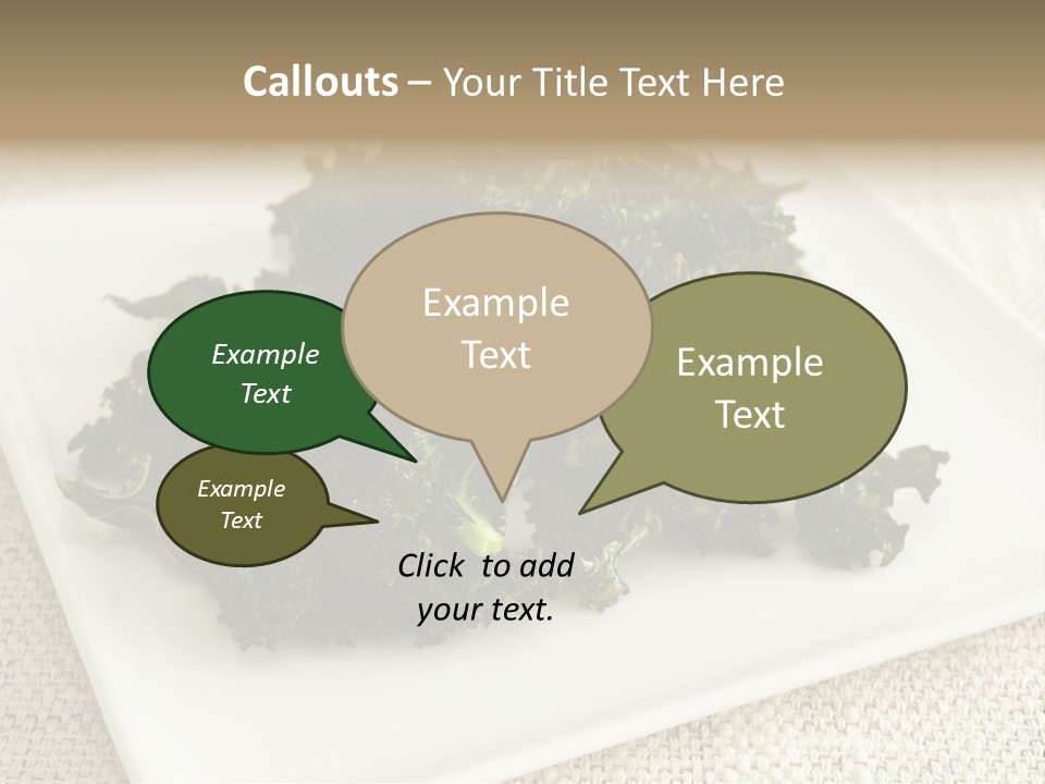Chips Green Salt PowerPoint Template