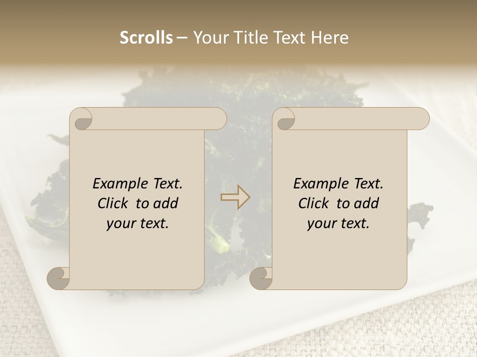 Chips Green Salt PowerPoint Template