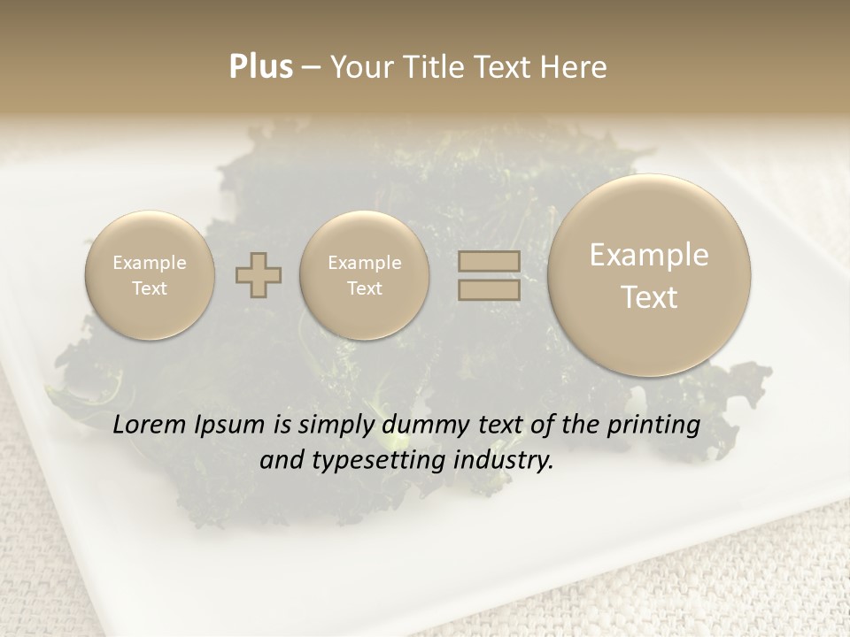 Chips Green Salt PowerPoint Template