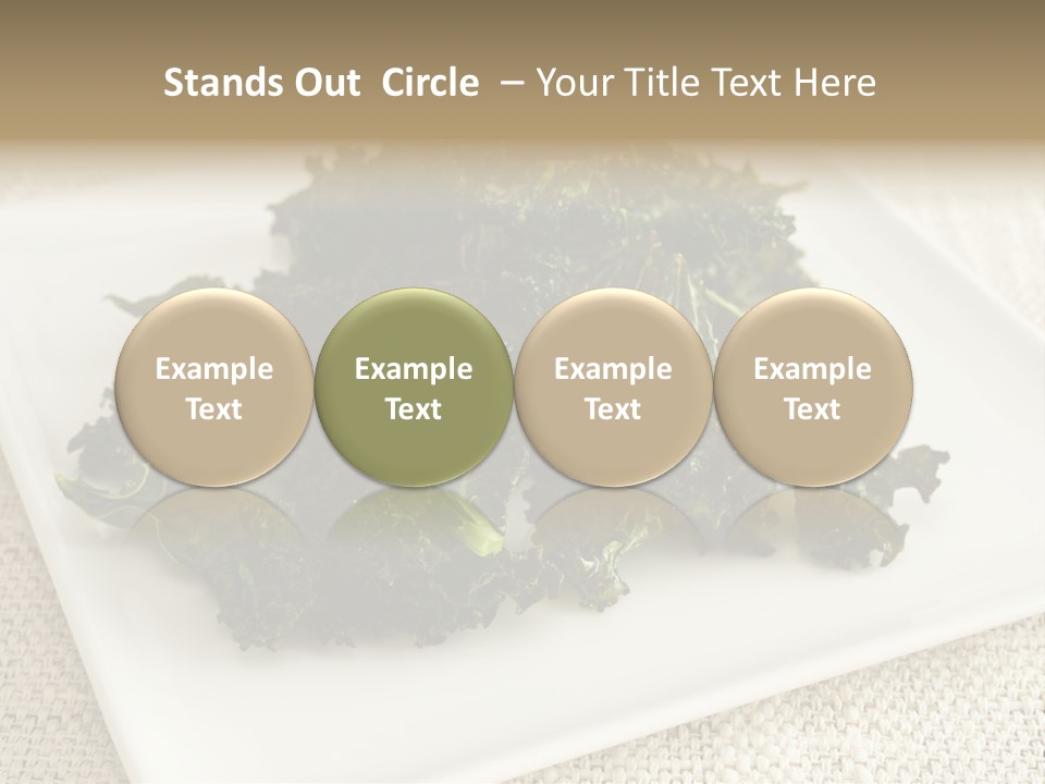 Chips Green Salt PowerPoint Template