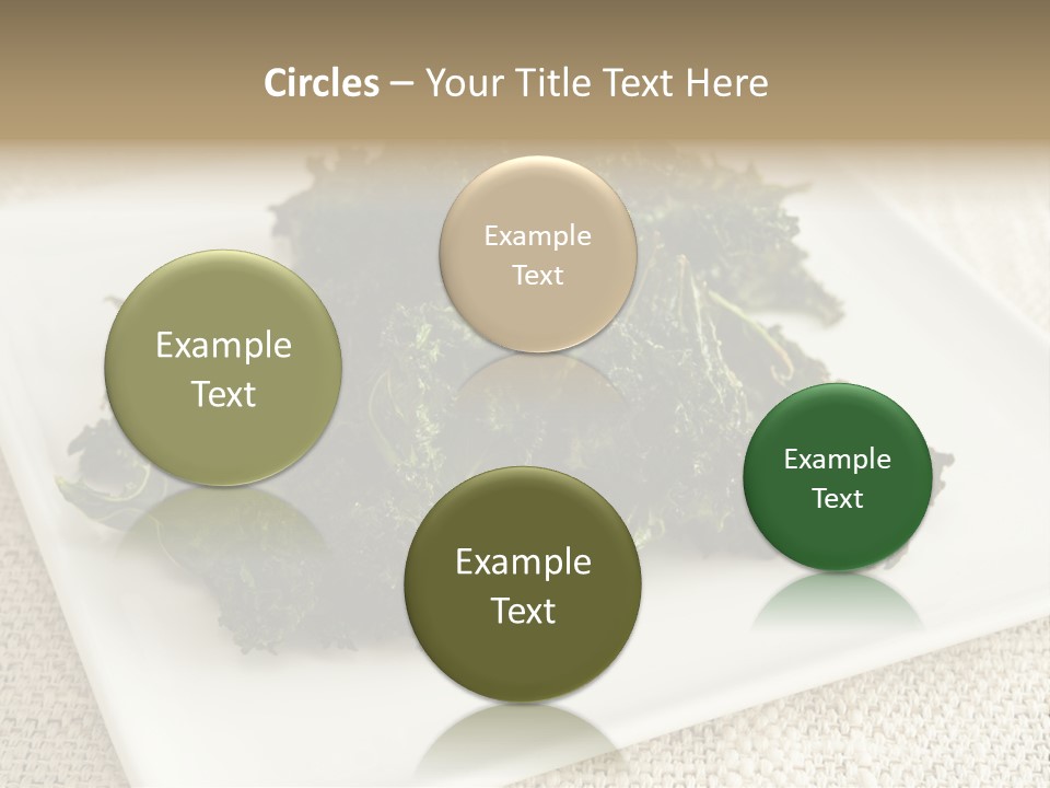 Chips Green Salt PowerPoint Template