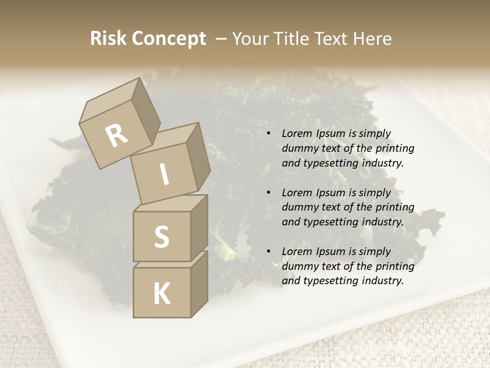 Chips Green Salt PowerPoint Template