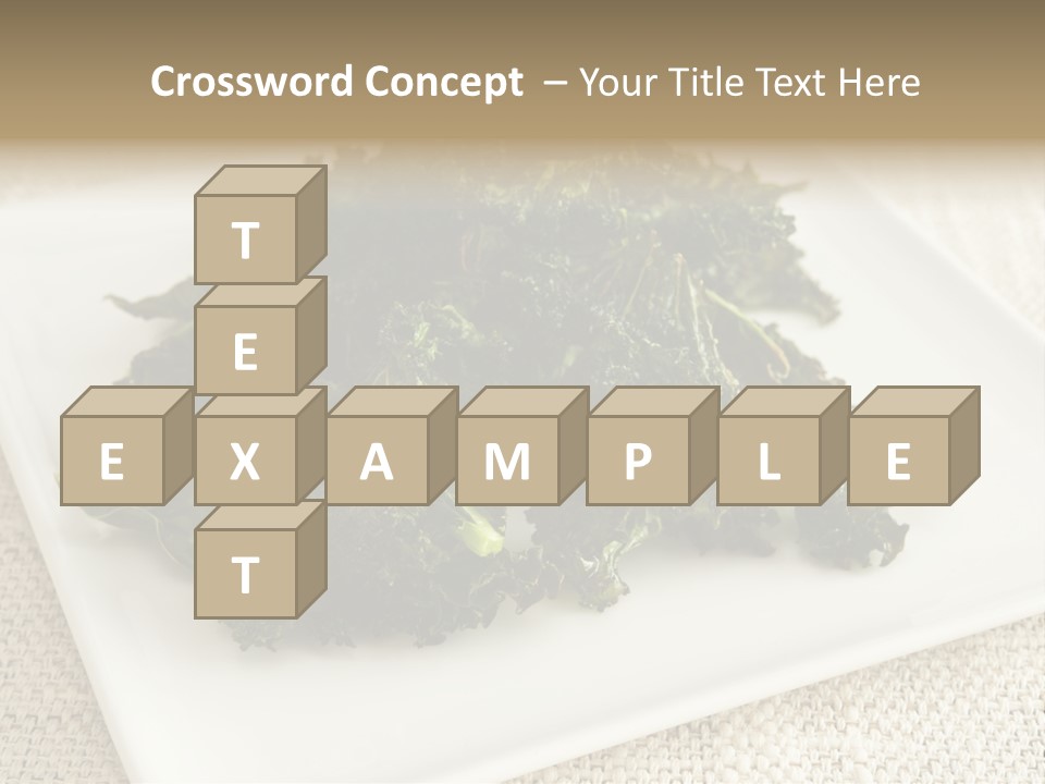 Chips Green Salt PowerPoint Template