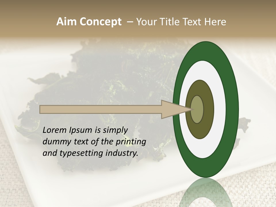 Chips Green Salt PowerPoint Template