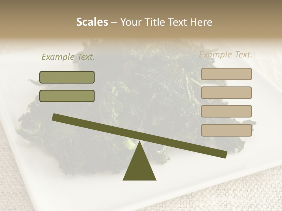 Chips Green Salt PowerPoint Template