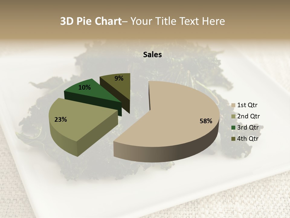 Chips Green Salt PowerPoint Template