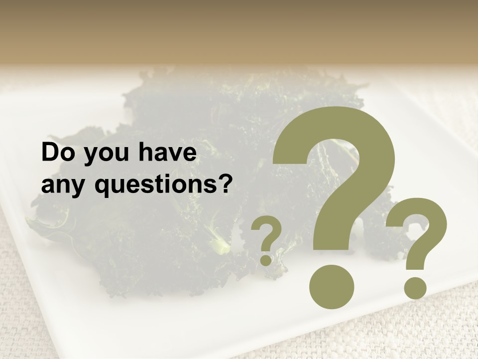 Chips Green Salt PowerPoint Template