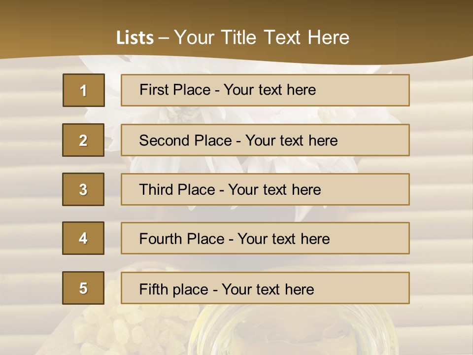 Health Scented Perfume PowerPoint Template