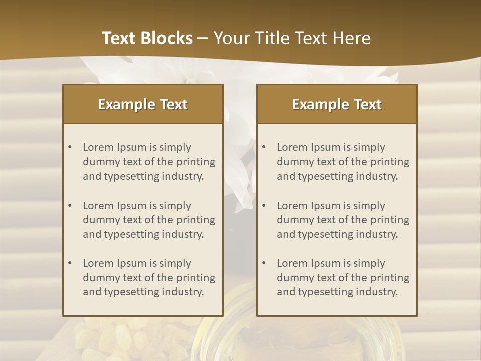 Health Scented Perfume PowerPoint Template