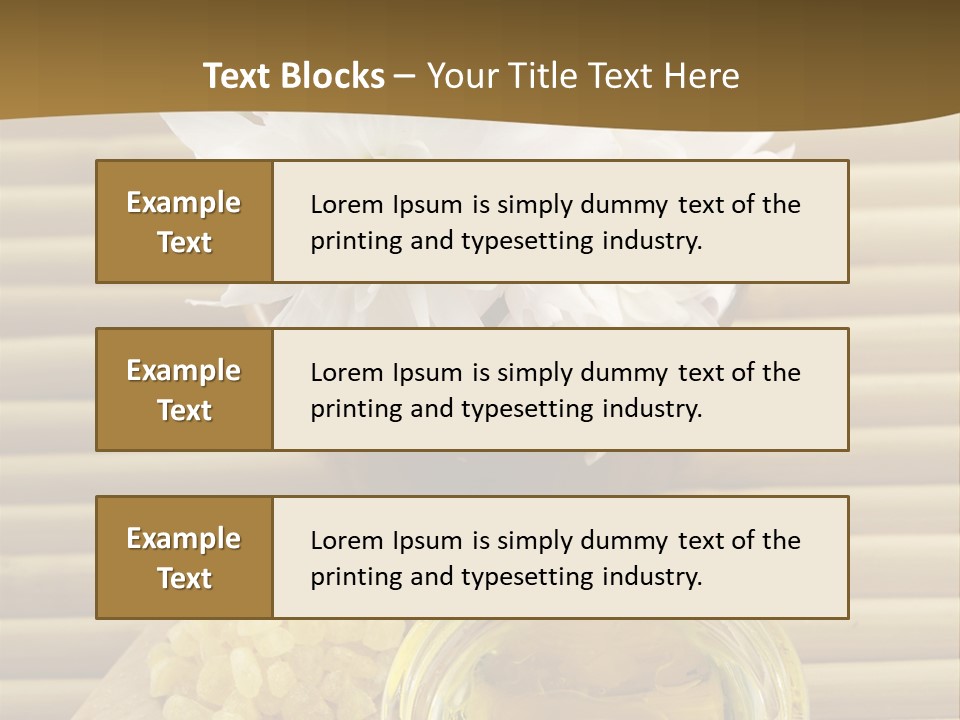 Health Scented Perfume PowerPoint Template