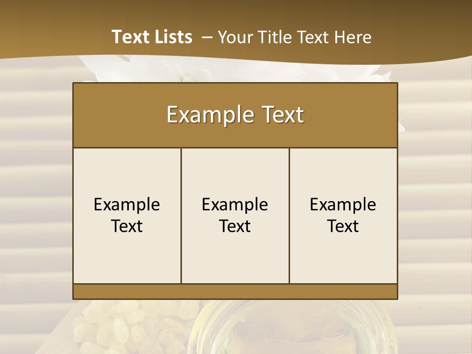 Health Scented Perfume PowerPoint Template